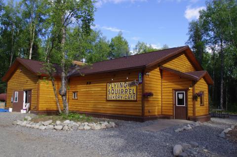 The Flying Squirrel bakery/cafe in Talkeetna, Alaska